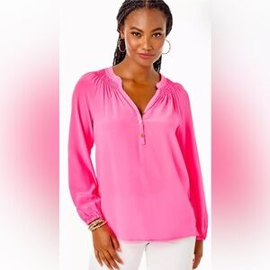 Lilly Pulitzer Silk Elsa Top